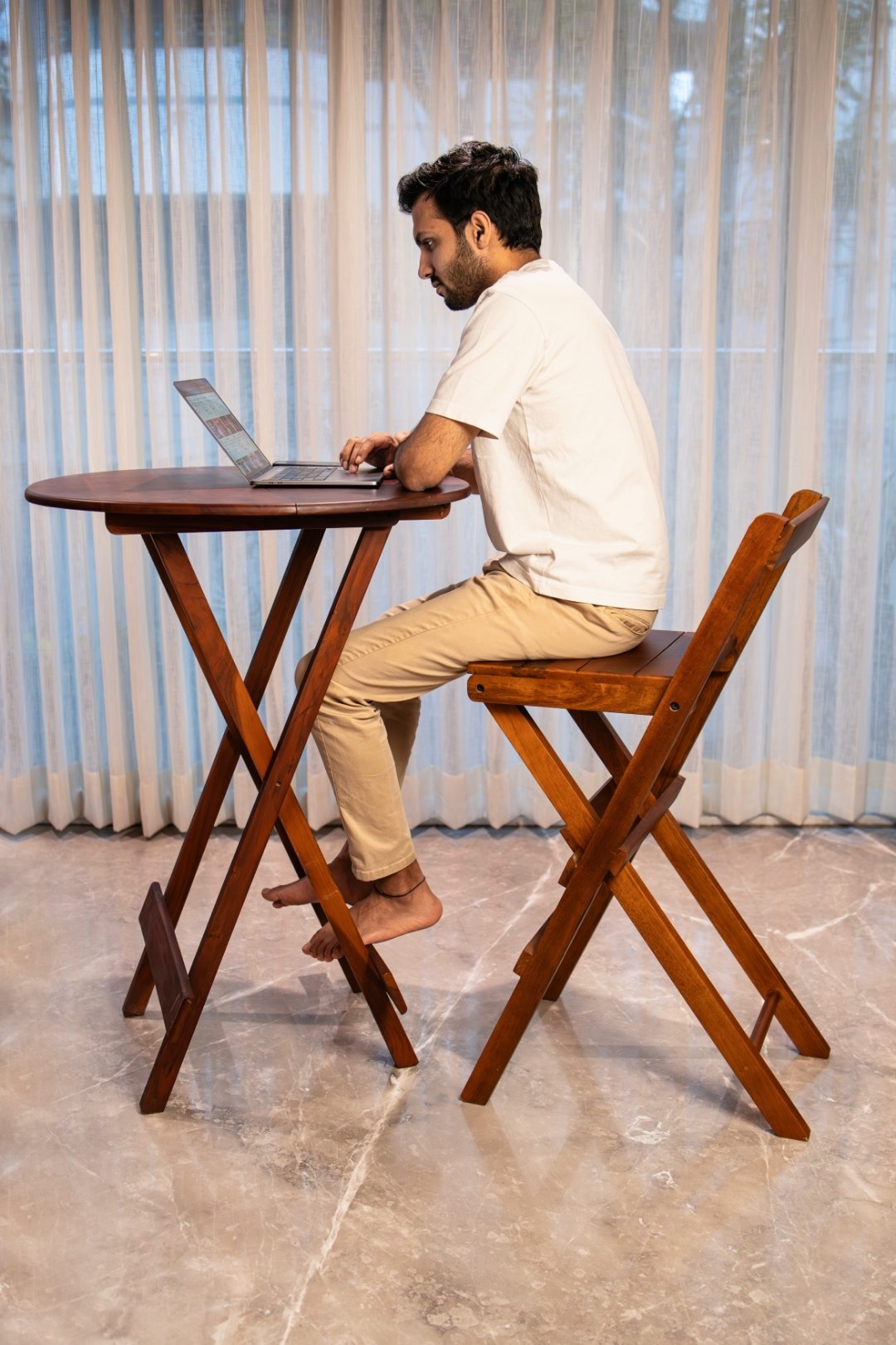 Bar High Folding Chair