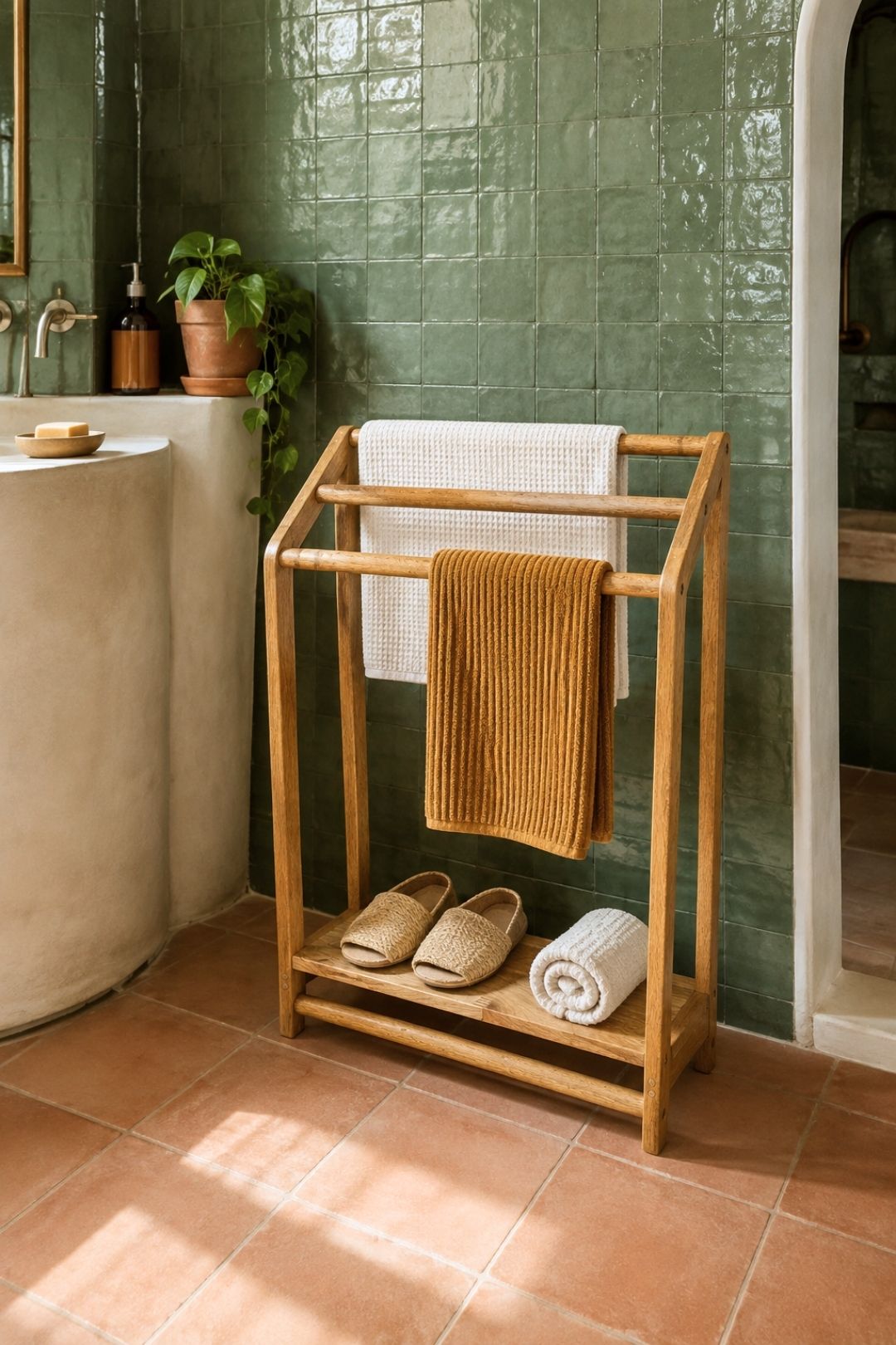 Perch Towel Stand